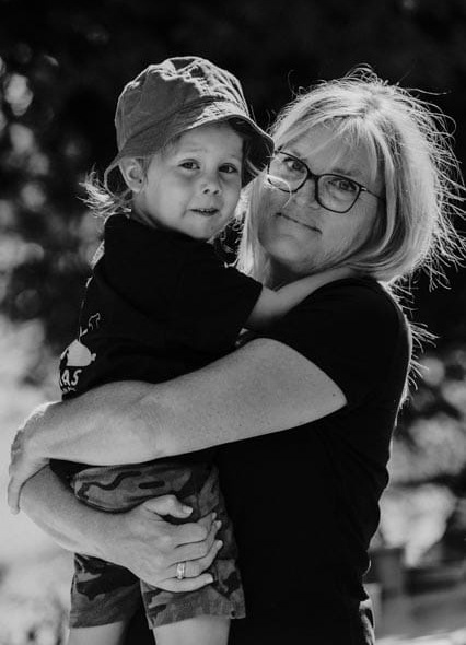 Doris Starzengruber mit Enkelkind